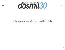 Tablet Screenshot of dosmil30.org